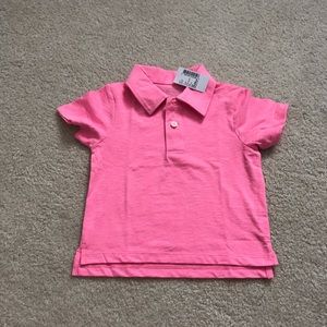 NWT pink polo